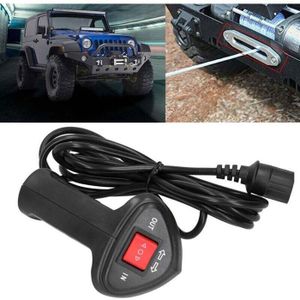 Kit Télécommande Universel Treuil 2000-4500 LB - Commande Sans Fil + Filaire Pour Treuil Électrique 12V Voiture Tout-Terrain UTV