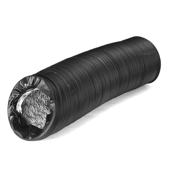 Tuyau d'admission/d'échappement portable pour climatiseur | Tuyau d'évacuation en PVC de 12,7 cm de diamètre pour tuyau de rechange de climatiseur portable, sens d'installation dans le sens contraire