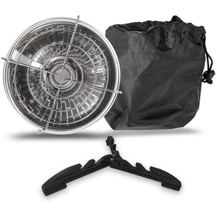 Chauffage De Camping, Chauffage De Camping En Acier Inoxydable, Couverture Chauffante De Camping De Taille Mini Avec Poignée Pour La Randonnée, Le Pique-nique Pour L'extérieur