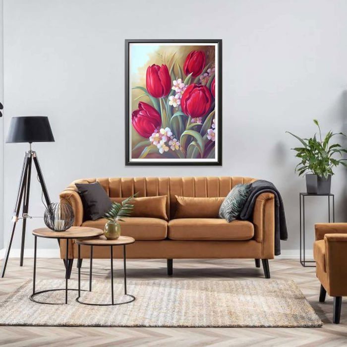 Diamond Painting Voilier Au Coucher Du Soleil Complet,Peinture Numero