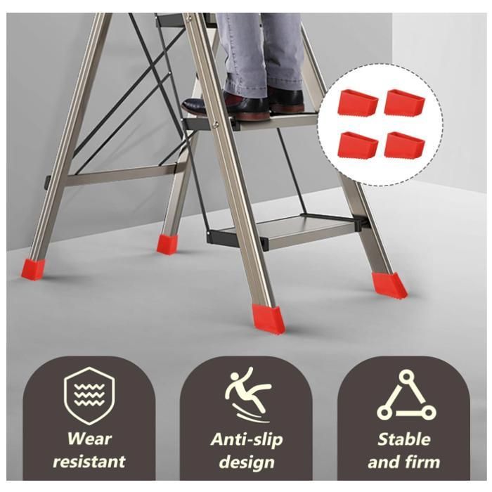 4pièces Patin Antidérapants Pour Échelles De Échelle
