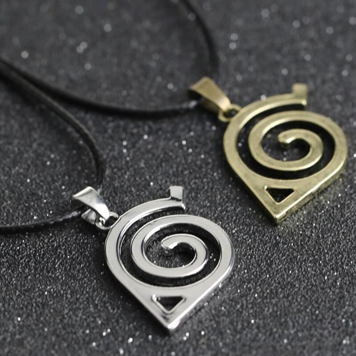 Collier Naruto symbole Konoha – Les trésors d'Inaya