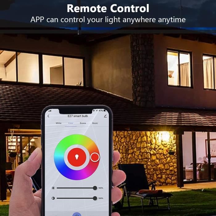 Refoss Ampoule WiFi Connectée,E27 LED Compatible avec Apple HomeKit,Alexa/Google  Home,810LM,9W 2700K-6500K, RGBWW Dimmable (Équivalent 60W) avec Commande  Vocale,Contrôle à Distance RSL120HKKITEU en destockage et reconditionné  chez DealBurn