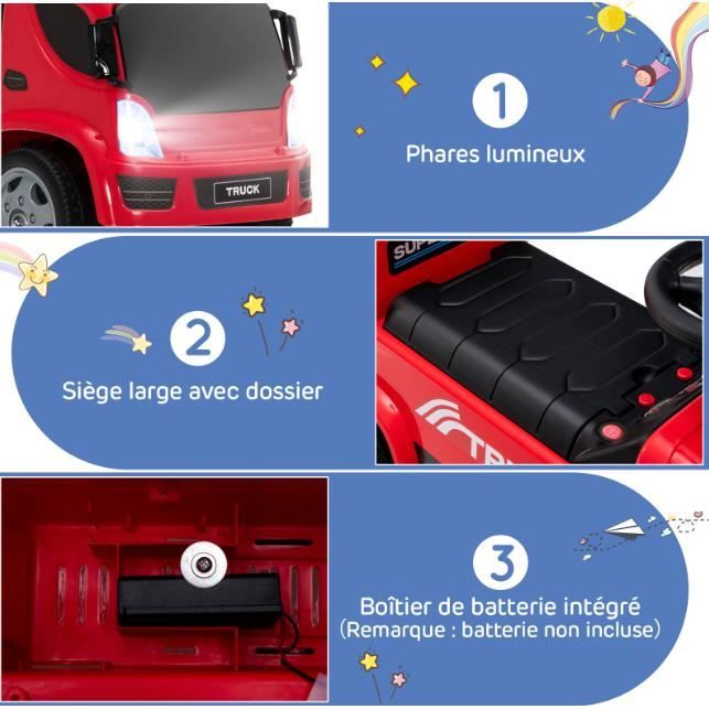 Véhicule porteur sales a batterie
