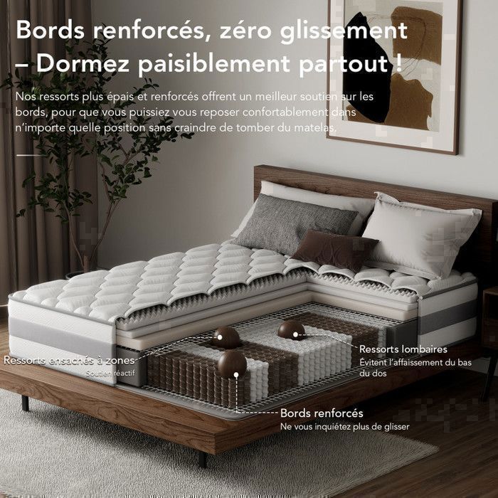 Protège-matelas Imperméable 160x200 Cm - Rafraîchissant, Doux, Poche 38 Cm - Certifié Öko-TEX