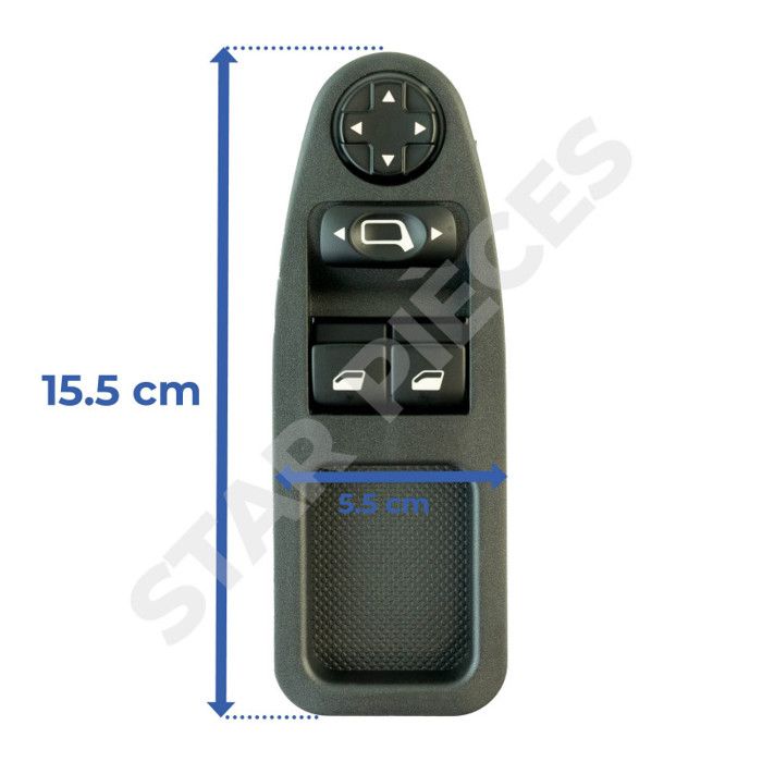 Lève-Vitre Électrique Avant Droit Avec Moteur - Compatible Peugeot Expert II, Citroën Jumpy II, Fiat Scudo II (2007-2016)