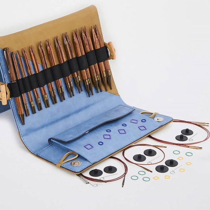 KnitPro Nova Regal Set D'Aiguilles Interchangeables - 11 Paires Circulaires Luxueuses Avec Accessoires Complets Pour Tricoteurs Débutants Et Pros