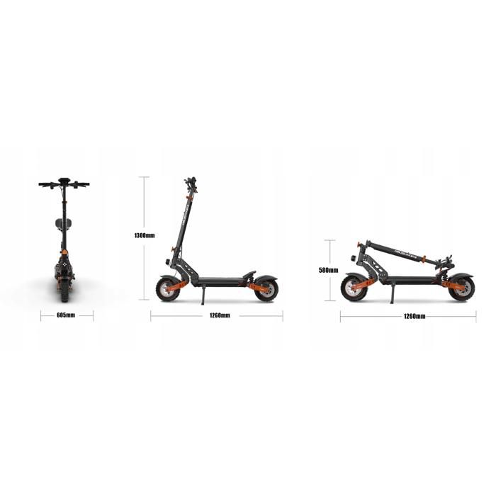 KuKirin G2 Max – Trottinette électrique 1000 W, autonomie 80 km, 55 km/h - bon voyage