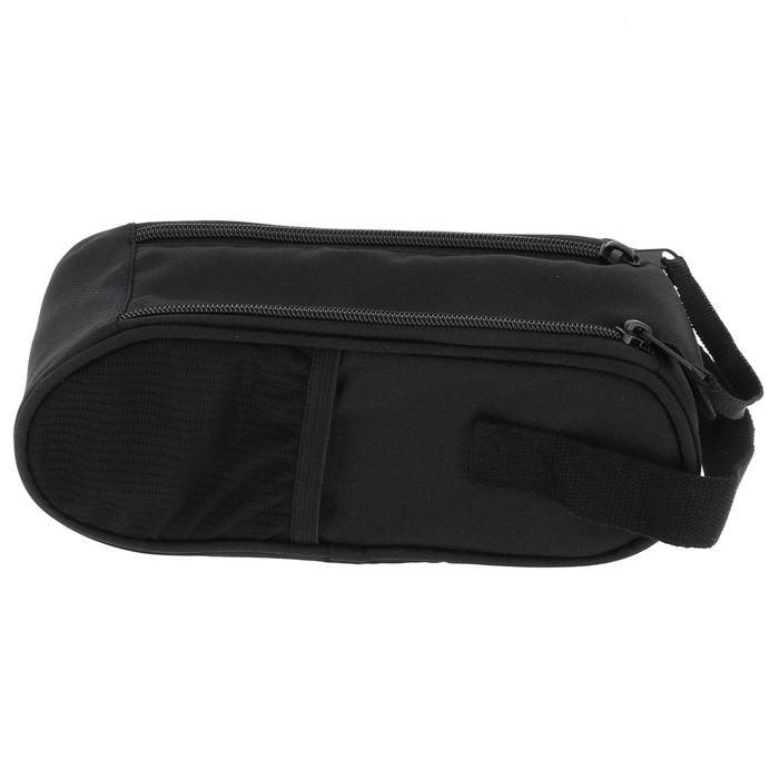 Kimood Sacoche Semi-Rigide Pour 3 Boules De Pétanque – Polyester 600D, Fermeture Double Zip & Magnétique – Noir