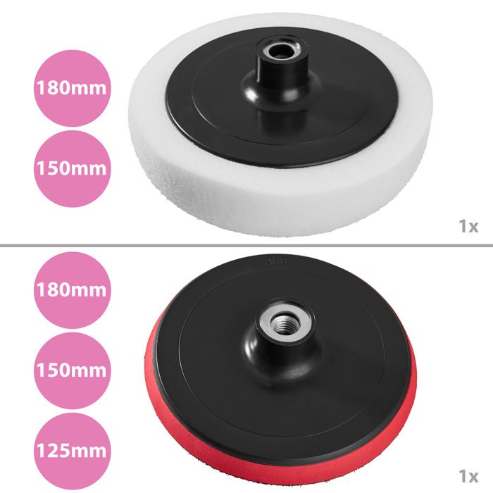 Polisseuse Voiture 980W Polissage 6 Vitesse Variable Machine à Polir