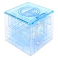 Atyhao Pot d'argent Mini tirelire innovant jeu de labyrinthe boîte à monnaie jouet éducatif cadeau pour enfants enfants(Bleu )-0