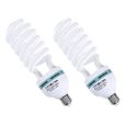 2x Ampoules Studio Photo 135W 5500K E27 - Lumière Du Jour BOLLUMA Pour Vidéo Et Photographie