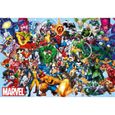Puzzle 1000 pièces Marvel Comics : Spiderman, Hulk, America, Flash - Collection Super Heros DC EDUCA-0