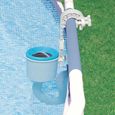 Skimmer de surface pour piscine INTEX 28000 - récupération facile des impuretés-0