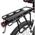 Porte-vélos réglable universel-Support footstock -avec réflecteur- noir-0