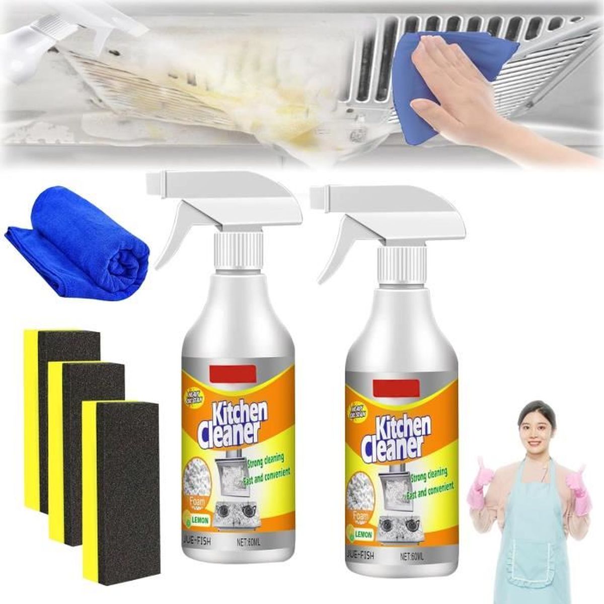 Clean Sweep Kitchen Cleaner Spray, Clean Sweep Kitchen Cleaner Foam