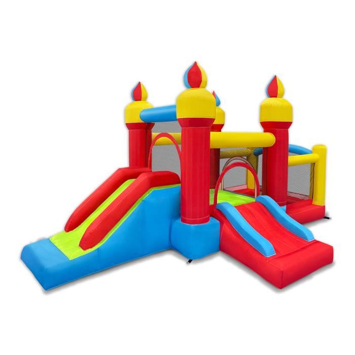 UISEBRT Enfants Château Gonflable Maison de Jeu avec Soufflerie 370W ...