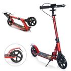 MAGICFOX Trottinette Adultes et Enfants en Aluminium, Hauteur Réglable, Double Système d'absorption de Choc& Frein à Main, Charge 100kg