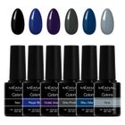 PLASTIMEA PRO+ COFFRET SOMBRE • 6 VERNIS SEMI PERMANENT • Vernis Gel 5ml by MEANAIL Paris • Nail Polish Vegan & Cruelty Free