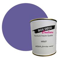 PEINTURE Teinte Violet carrelage et faïence murale aspect velours-satin Aqua carrelage - 750 ml - 7.5m 