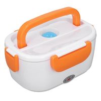 Duokon four à micro-ondes portable Boîte à lunch électrique Split Ménage Mini Portable Multifonctionnel Orange Boîte à lunch