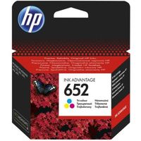 Cartouche d'encre HP 652 Couleur pour Deskjet Ink Advantage - Pack de 1 - Jusqu'à 200 pages ISO/IEC 24711