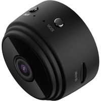 AL07354-TJS-Mini Camera Espion WiFi IP Cachee sans Fil Full HD 1080P Enregistreur Micro Nanny Cam de Surveillance avec Vision Noctu