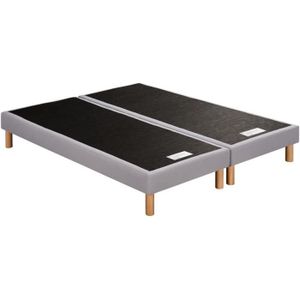 Lattes De Sommier EBAC - 5 Pièces 680x48x8mm - Grises - Pour Lit 140, BZ, Clic-clac