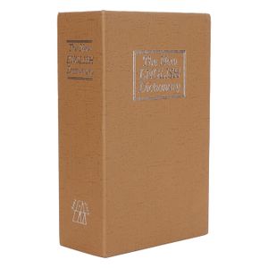 Coffre-fort Livre Déguisé WANDGU - Serrure à Combinaison 3 Chiffres - Cachette Secrète Pour Bijoux Et Argent