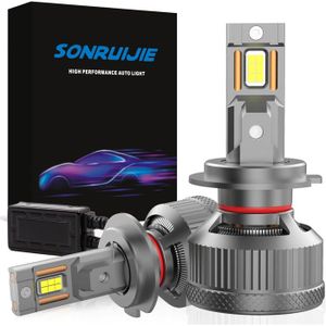 D-Lumina Ampoules H1 LED Voiture 100W 16000LM - Anti-Erreur Canbus 6000K Blanc Xenon - 2 Pièces Garantie 2 Ans