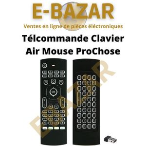 Telecommande Bluetooth Avec Clavier, Souris À Distance Bluetooth 5.0 6 Axes  Gyroscope Air Fly Mouse Pour Android Tv Box-Pc-S[u568] - Cdiscount Appareil  Photo