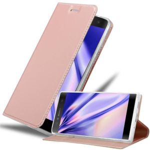 Coque Avec Cordon Pour Sony Xperia XA2 Ultra – Silicone Transparent – Or Rose