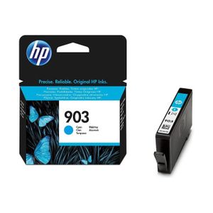 CARTOUCHE IMPRIMANTE HP 903 cartouche d'encre cyan authentique (T6L87AE