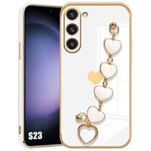 COQUE - BUMPER Coque Bracelet Cœur pour Samsung Galaxy S23, Motif
