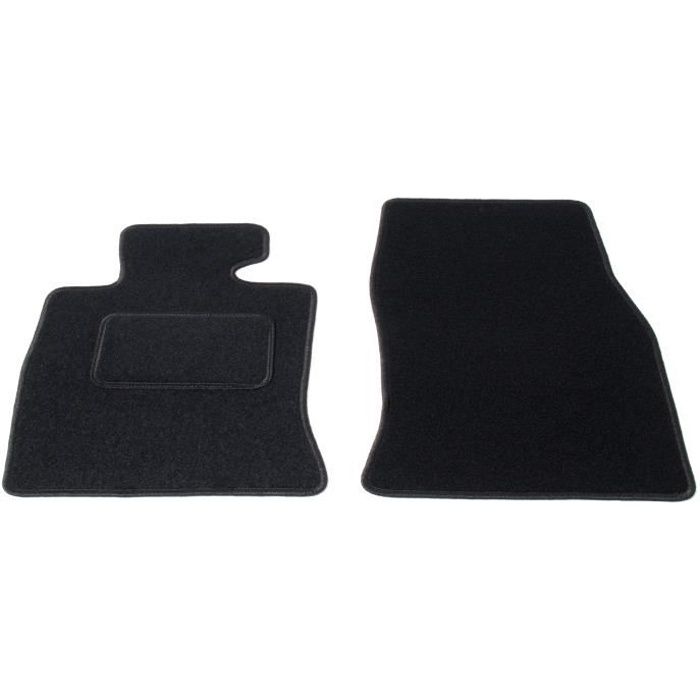  Mini LHD Essential Black Tapis de sol en caoutchouc Mini  d'origine pour toutes saisons - Noir - Tapis avant pour Mini F55/F56
