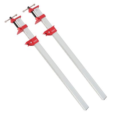 Lot De 2 Serre-Joints à Levier 160 Mm - Pince Table Acier Avec Mécanisme Coulissant Et Blocage Rapide
