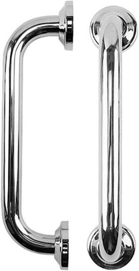 Poignée D'appui En Aluminium Pour Bateau, Yacht, Salle De Bain - 20,3 Cm, Trous De Fixation 6 Mm - Antidérapante