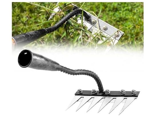 Râteau De Désherbage 4 Dents Portable - Outil Jardin Ergonomique Et Durable - 7