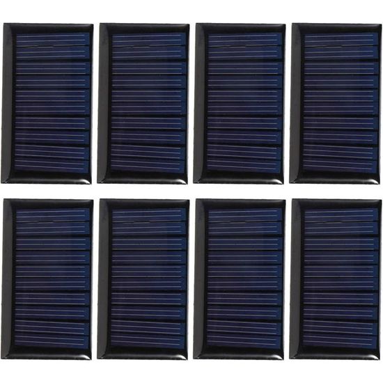 Mini Solar Panel,8pcs 30MA 5V Mini Solar Cells Panels DIY Epoxy Plate ...