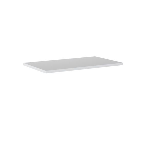 Plateau Pour Meuble Sous Vasque 100x46 Cm - Collection Emblematic White - Blanc