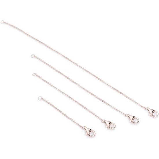 Rallonge Bracelet Argent Chaîne De Rallonge En Argent 3 Chaînes D'extension Argent 925 - 3/5/8