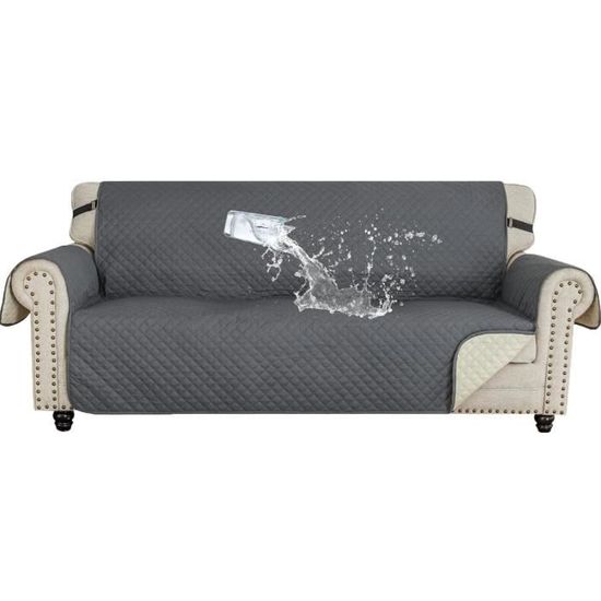 Housse De Canapé Antidérapante - Taille Unique 60x130cm - Douce Et Lavable - Revêtement Meuble - 12