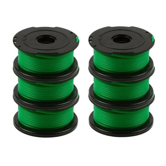 Chuancheng Lot De 6 Bobines De Fil Pour Débroussailleuse Karcher LTR 18-30 – Ø 1,6 Mm, 3,6 M Par Bobine – Remplace 2.444-016.0