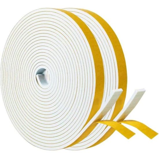 Magna-C® Bande métallique autocollante blanche - Idéal pour les figurines et étagères Tonies® - Support pour aimants - Flexible et facile à découper - 1 m x 35 mm x 1,2 mm