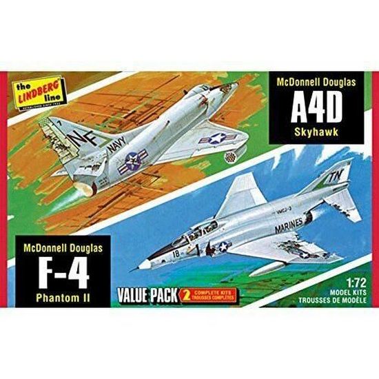 LINDBERG A4D-1 SKYHAWK 1/48th scale plastic model airplane kit EUR 8,63