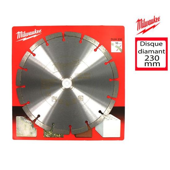Disque diamant DUH 230 mm - Milwaukee - 4932399542