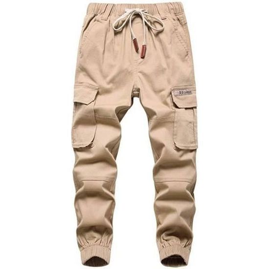 Pantalon Pantalon Cargo Garçon Lengender - Jogging Slim Élastique