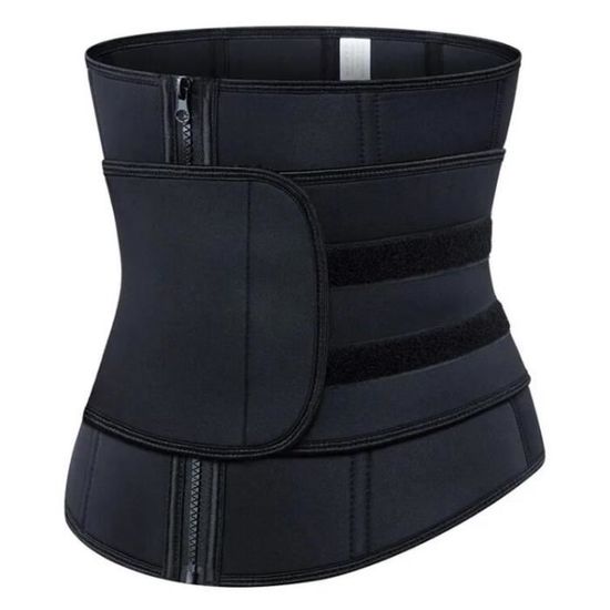 Ceinture Abdominale De Sudation Néoprène Noir - Perte De Poids Sport