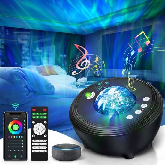 Projecteur LED Ciel étoilé 360 Lighting – Bluetooth, Télécommande, Veilleuse étoiles