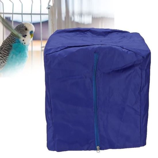 Housse De Cage à Oiseaux Isolation 3 Couches | Taille L (39x30x65 Cm) | Aluminium + Tissu Respirant | Fermeture éclair Pratique